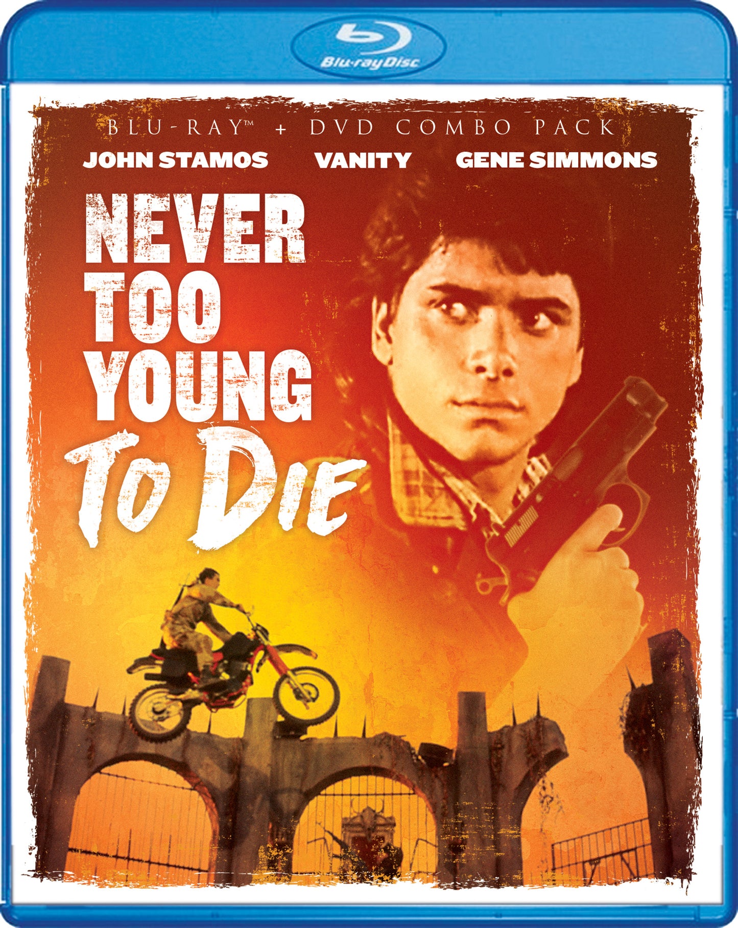 Never Too Young to Die [Blu-ray/DVD] [2 Discs] cover art