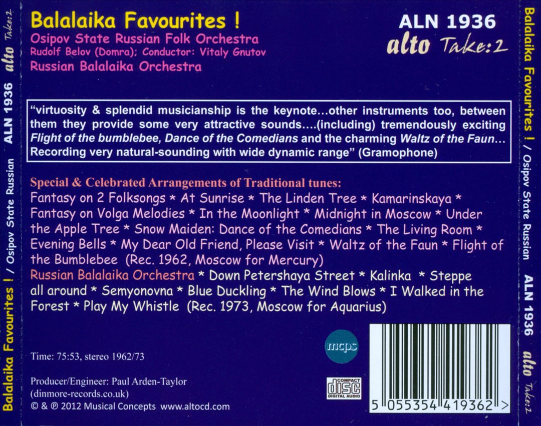 Balalaika Favourites! cover art