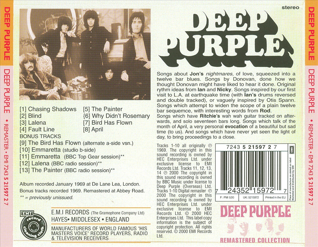 Deep Purple [1969 - Liberty] cover art