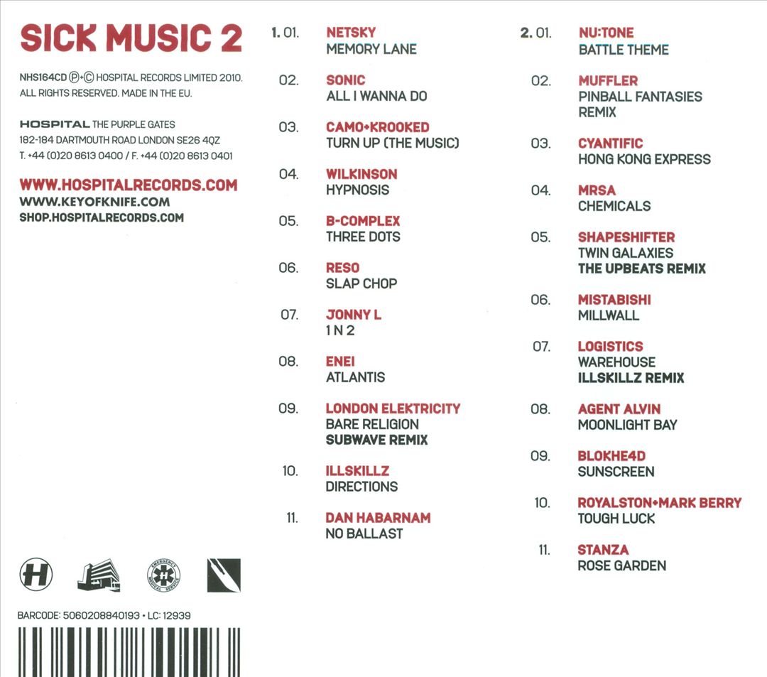 Sick Music 2 cover art