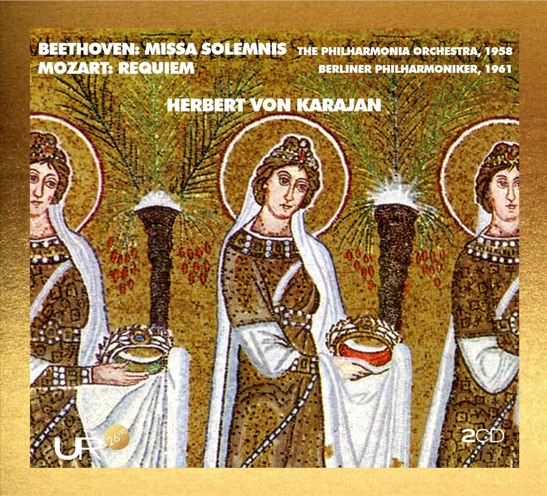 Beethoven: Missa Solemnis; Mozart: Requiem cover art