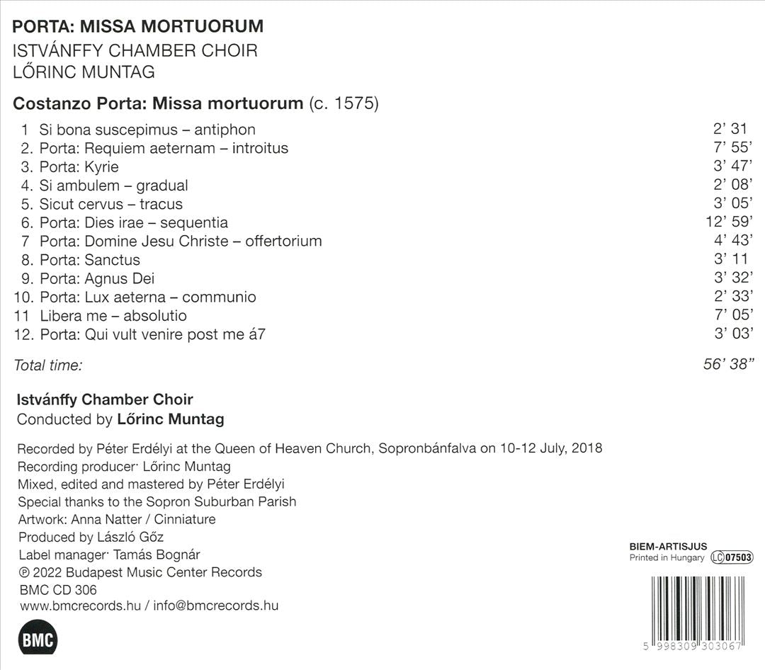 Porta: Missa Mortuorum cover art