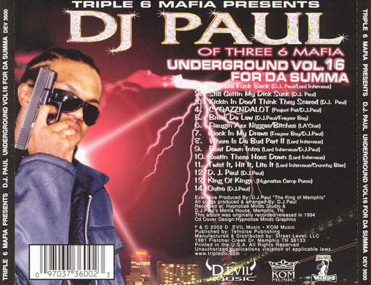 Underground 16: For da Summa cover art