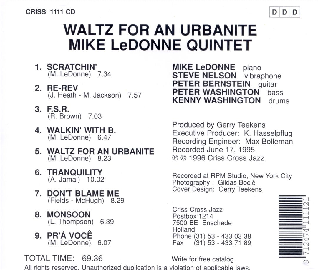 Waltz for an Urbanite cover art