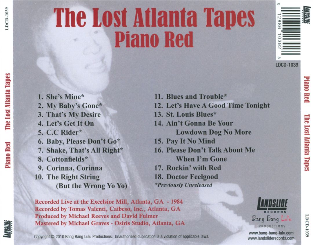 Lost Atlanta Tapes cover art