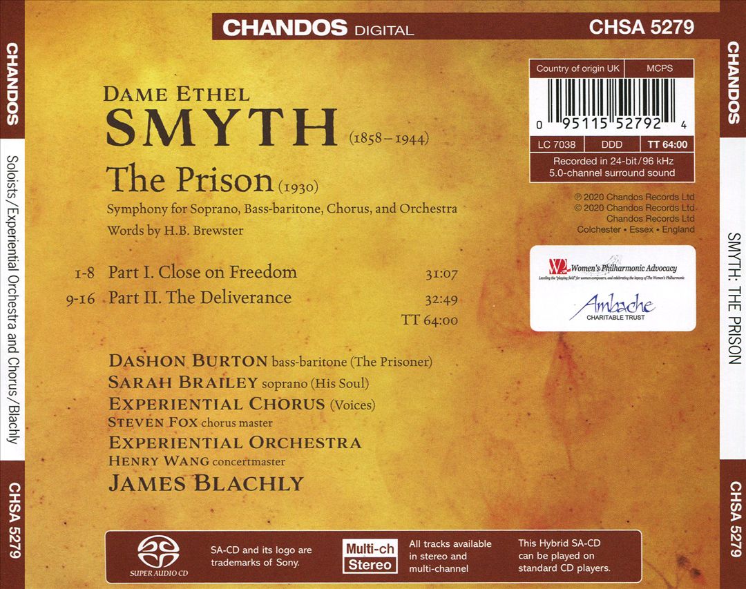Dame Ethel Smyth: The Prison cover art