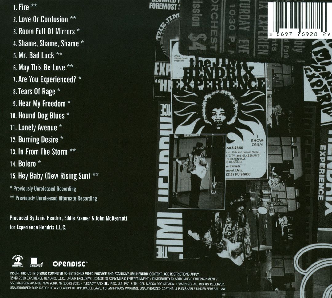 West Coast Seattle Boy: The Jimi Hendrix Anthology [Single CD] cover art