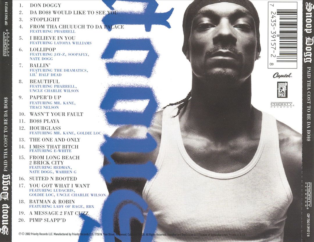 Paid tha Cost to Be da Bo$$ cover art