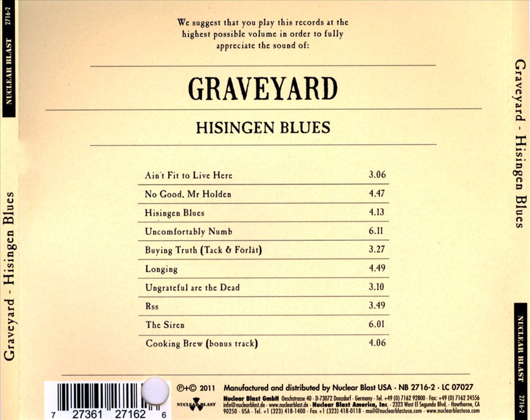 Hisingen Blues cover art