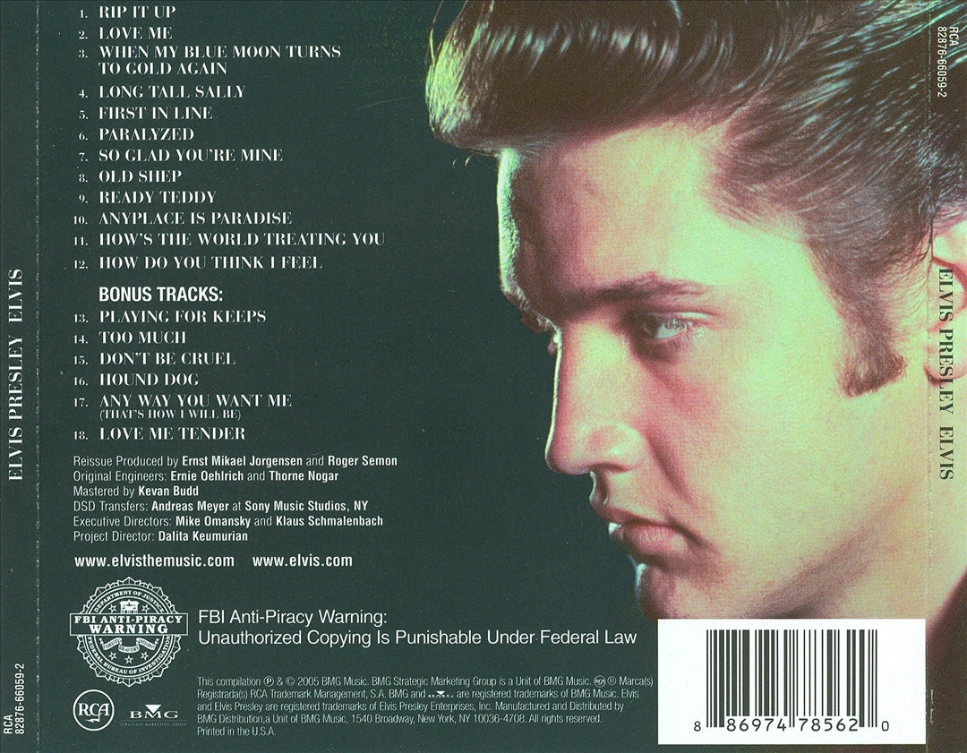 Elvis [US 2005 Bonus Tracks] cover art