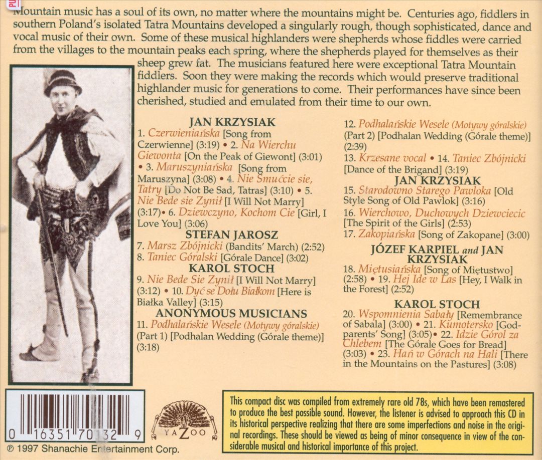 Fire in the Mountains, Vol. 2: Polish Mountain Fiddle Music cover art