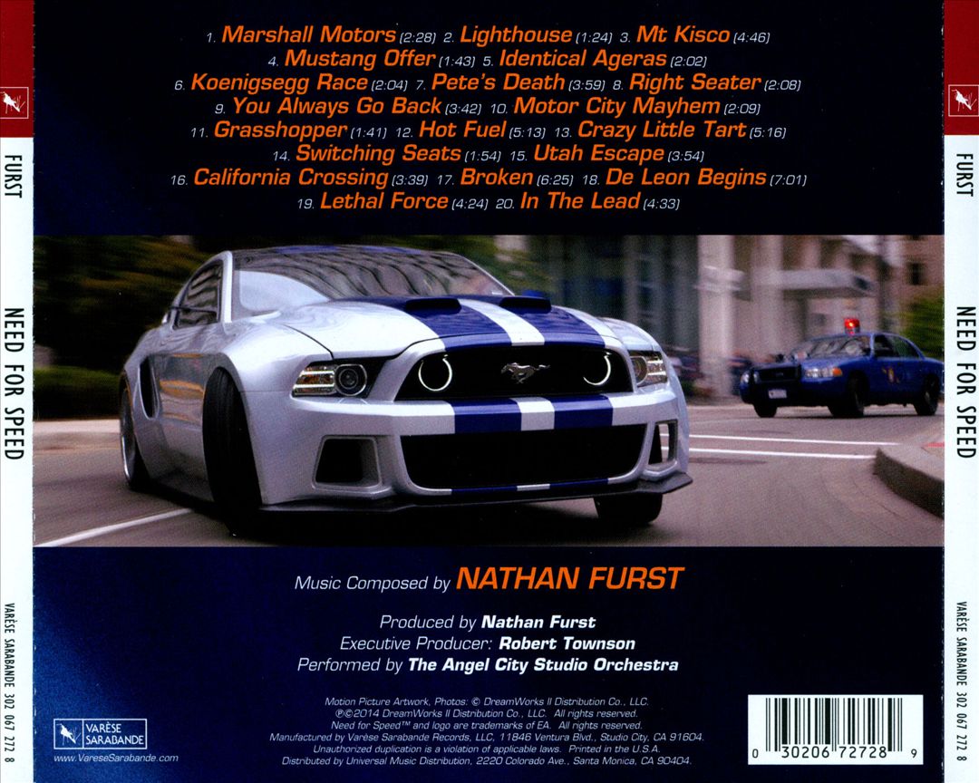 Need for Speed [Original Score] cover art