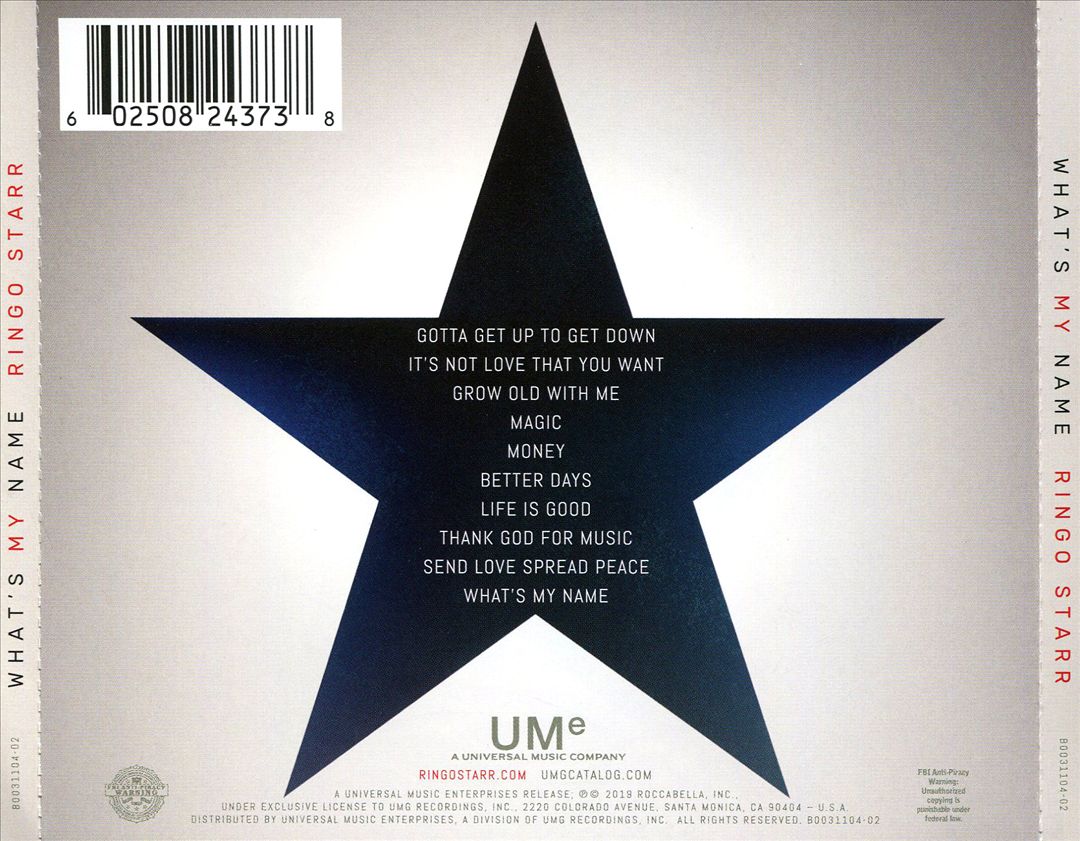 What's My Name cover art