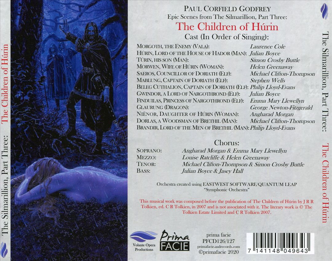 Children of Hurin: Epic Scenes from the Silmarillion after the mythology of J R R Tolkein, Part Three cover art