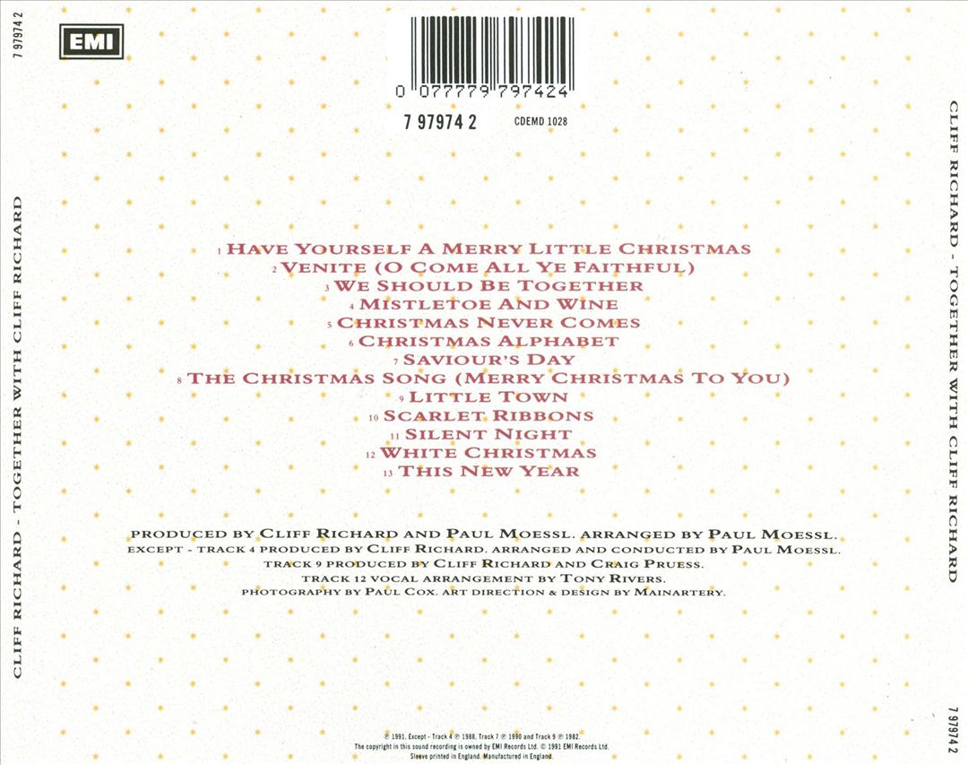 Together With Cliff Richard cover art