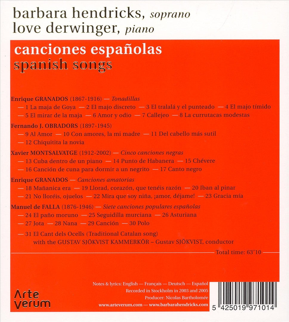 Canciones Españolas cover art