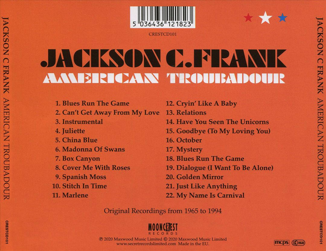 American Troubadour cover art