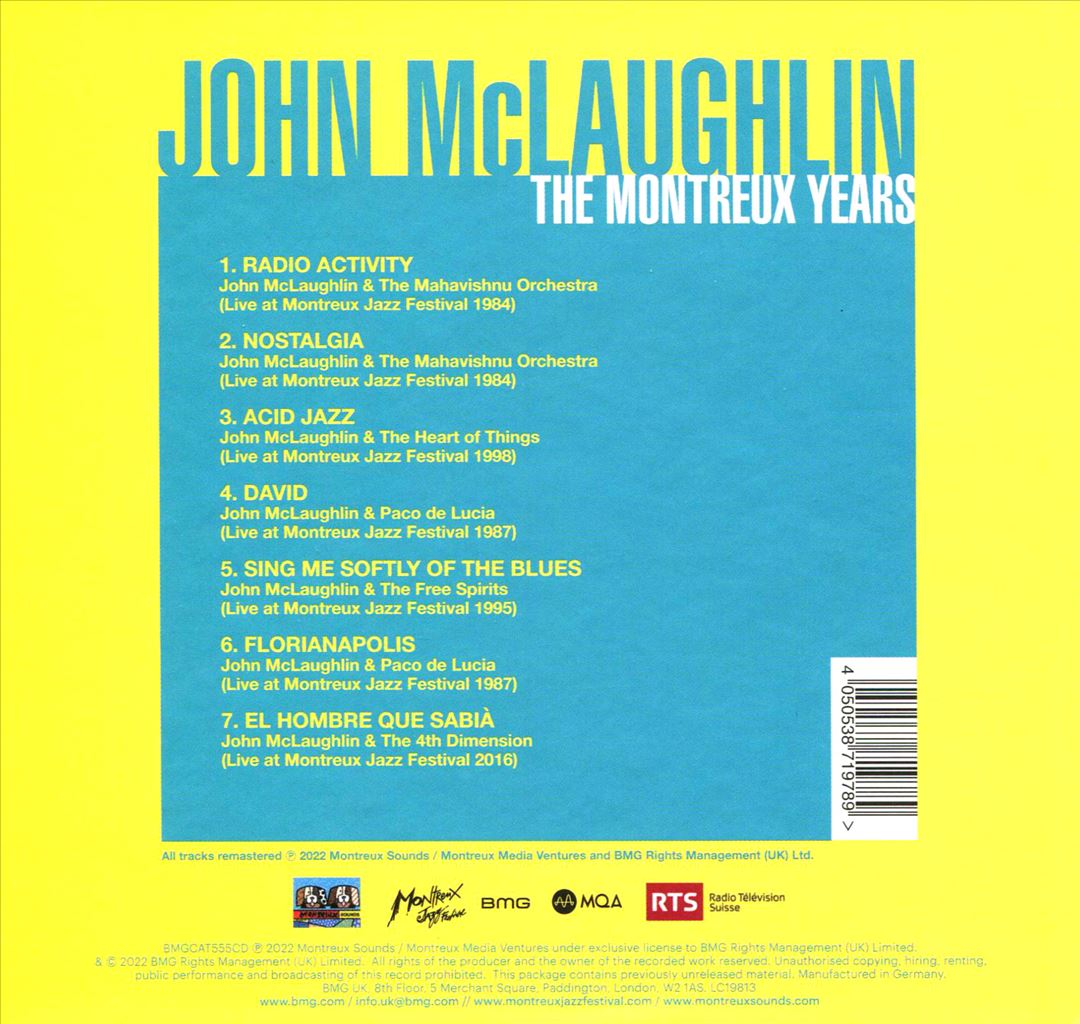 Montreux Years cover art
