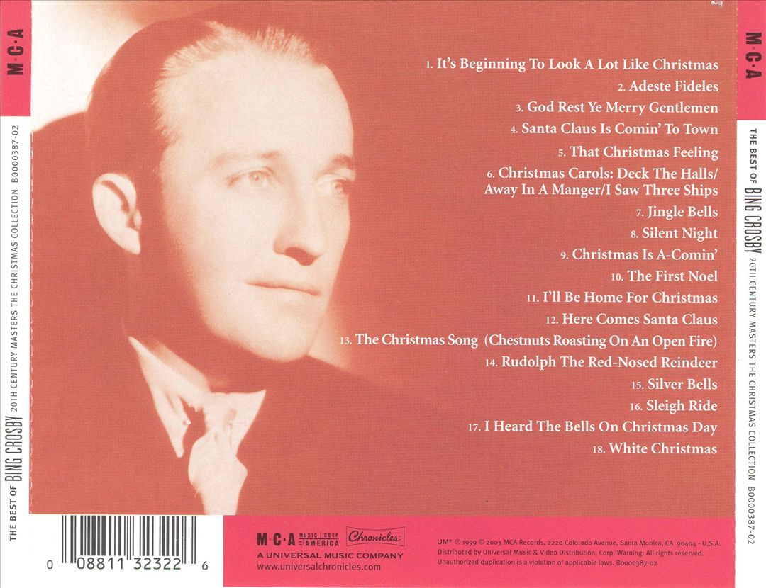 Best of Bing Crosby: 20th Century Masters/The Christmas Collection cover art
