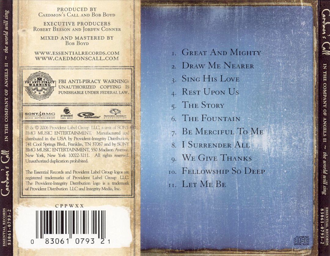 In the Company of Angels II: The World Will Sing cover art