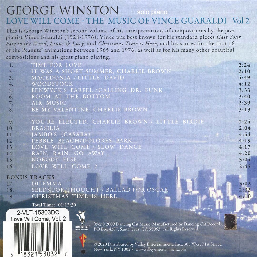 Love Will Come: The Music of Vince Guaraldi, Vol. 2 [Deluxe Edition] cover art