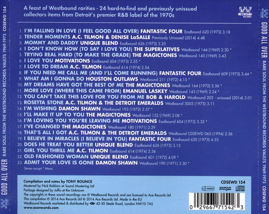 Good All Over: Rare Soul From Westbound Records Vaults 1969-1975 cover art