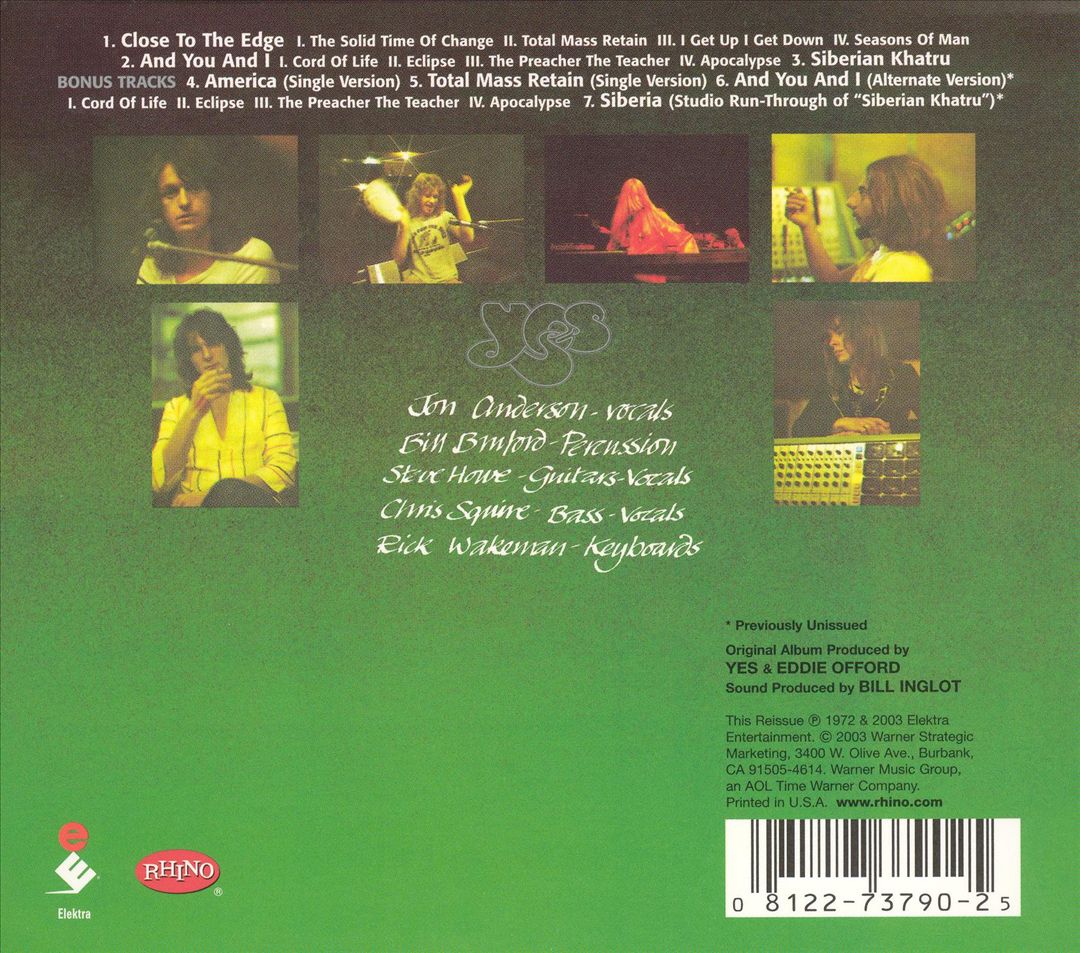 Close to the Edge [Bonus Tracks] cover art