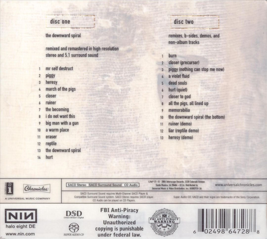 The Downward Spiral [Deluxe Edition] cover art
