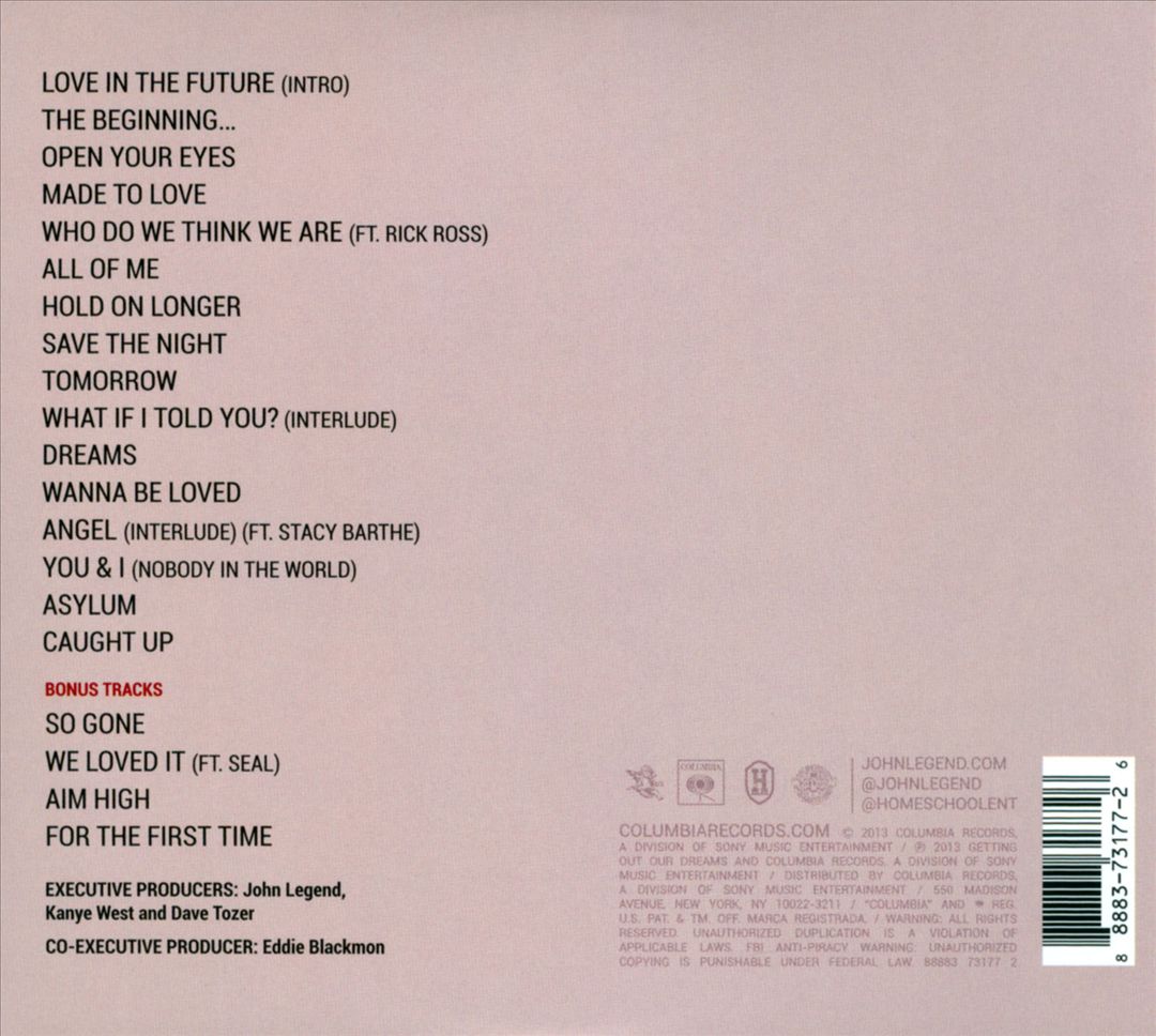 Love in the Future [Deluxe Edition] cover art
