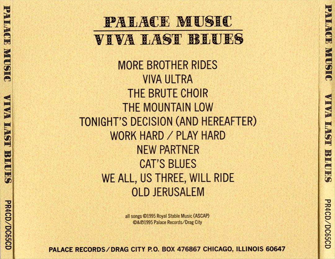 Viva Last Blues cover art