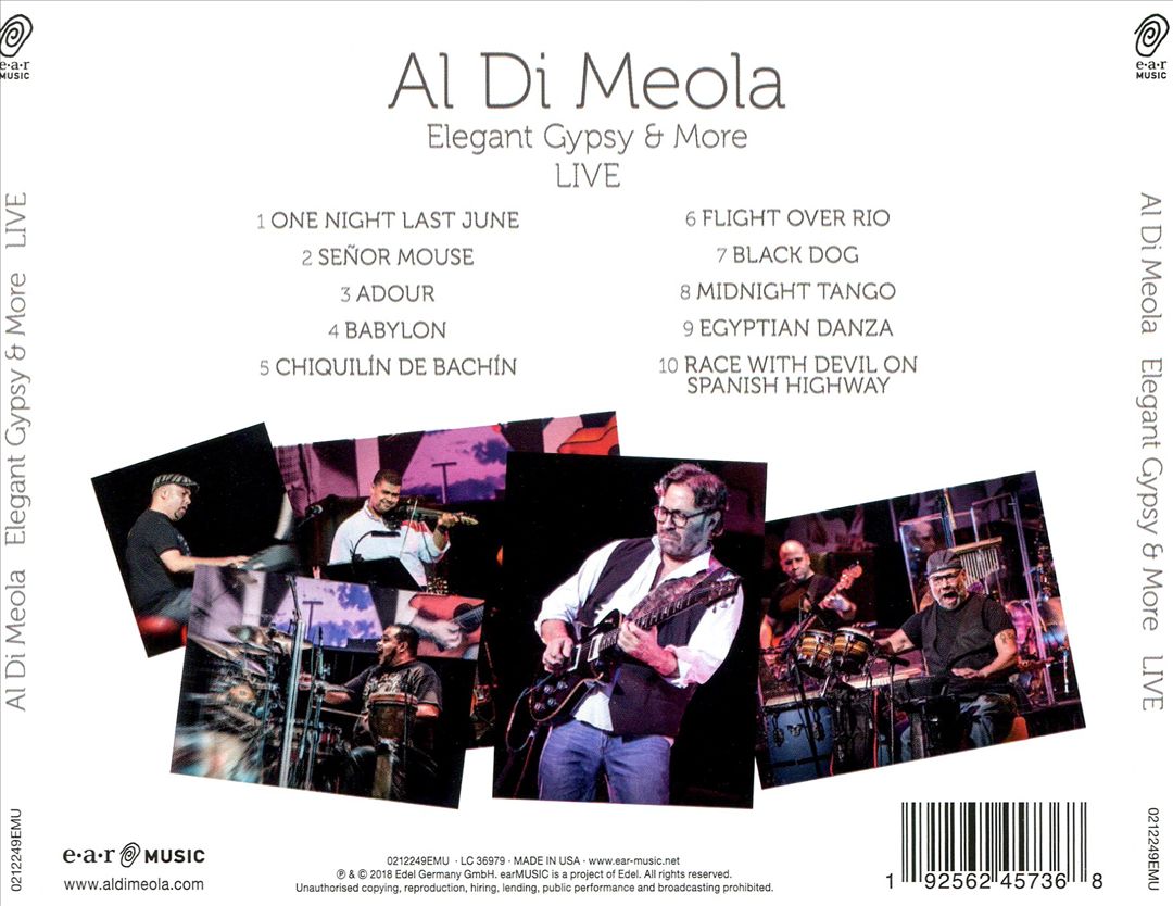 Elegant Gypsy & More: 40th Anniversary Tour cover art