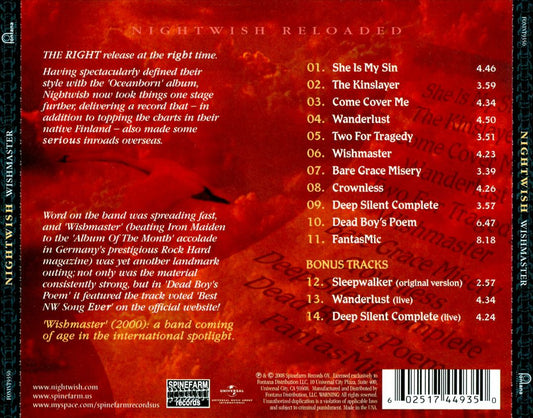 Wishmaster [Bonus Tracks] cover art