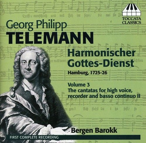 Georg Philipp Telemann: Harmonischer Gottes-Dienst, Vol. 3 cover art