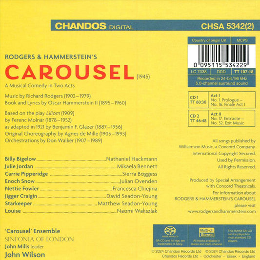 Rodgers & Hammerstein's Carousel cover art