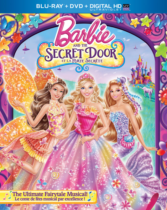 Barbie and the Secret Door [Blu-ray/DVD] cover art