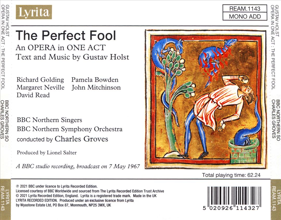 Holst: The Perfect Fool cover art
