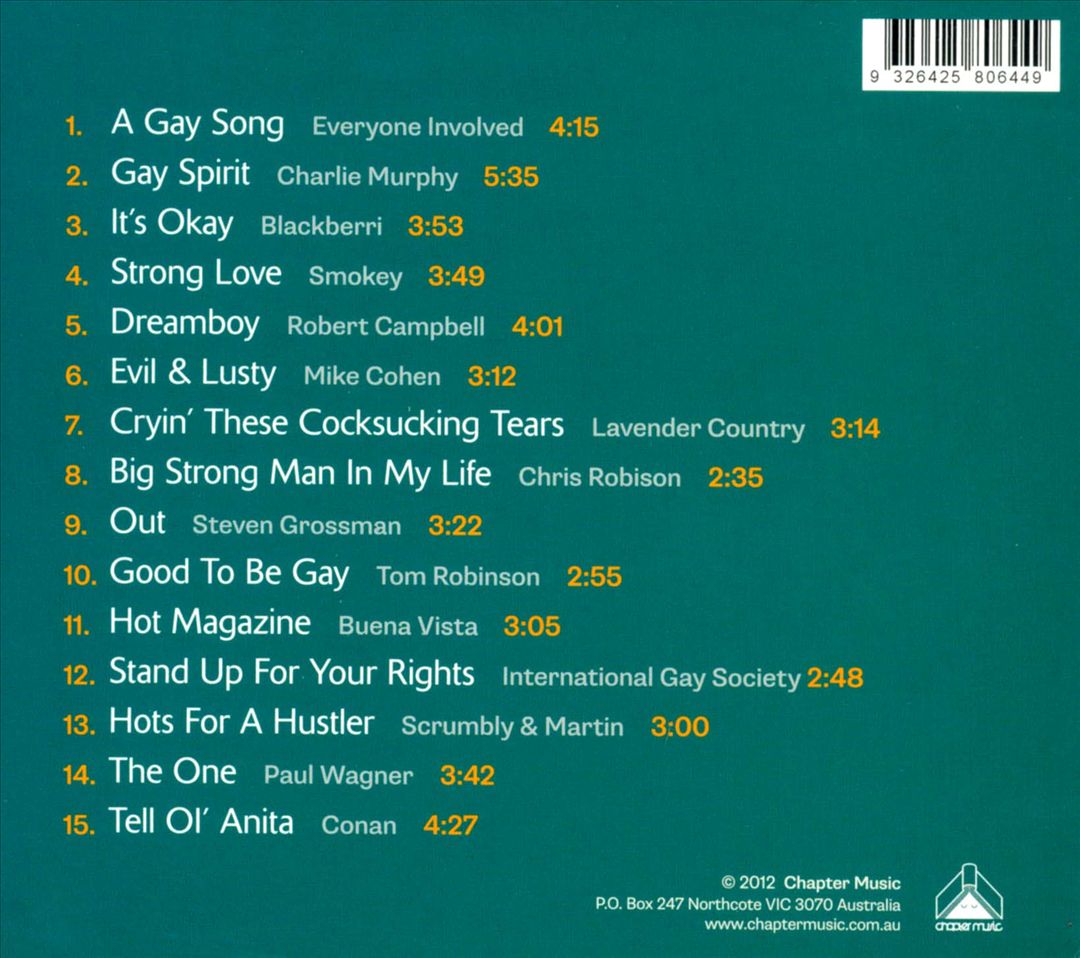 Strong Love: Songs of Gay Liberation 1972-1981 cover art