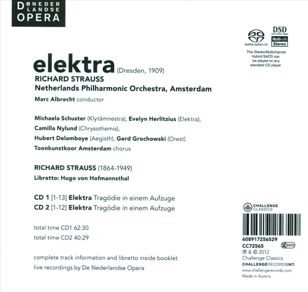Richard Strauss: Elektra cover art