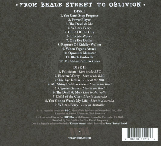 From Beale Street to Oblivion [Bonus Disc] cover art