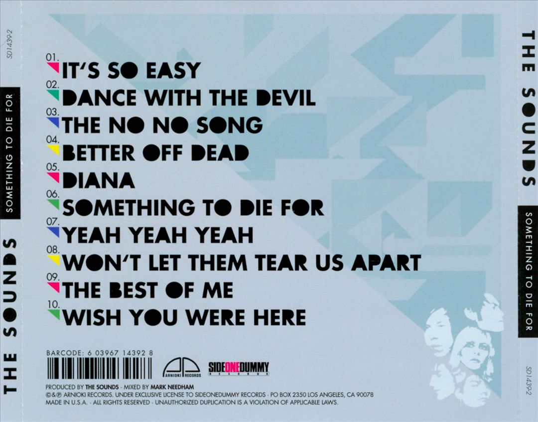 Something to Die For cover art