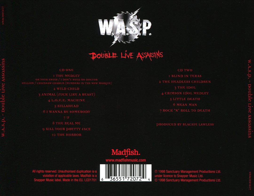 Double Live Assassins cover art