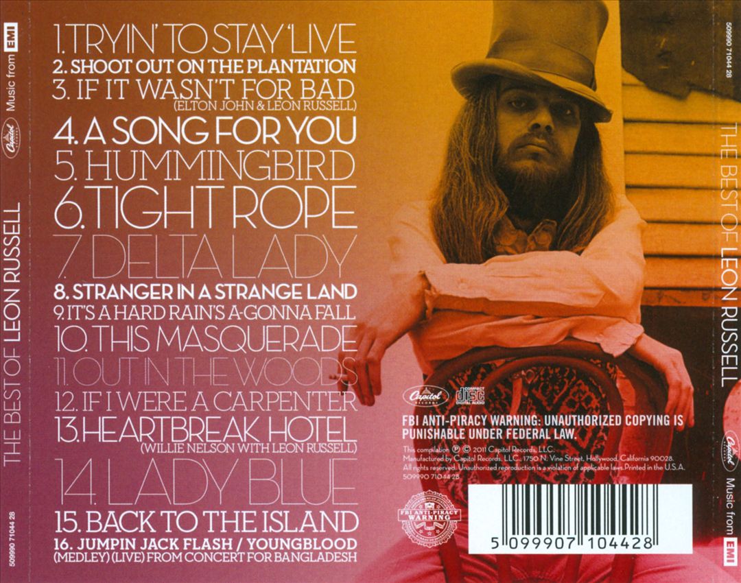 Best of Leon Russell cover art