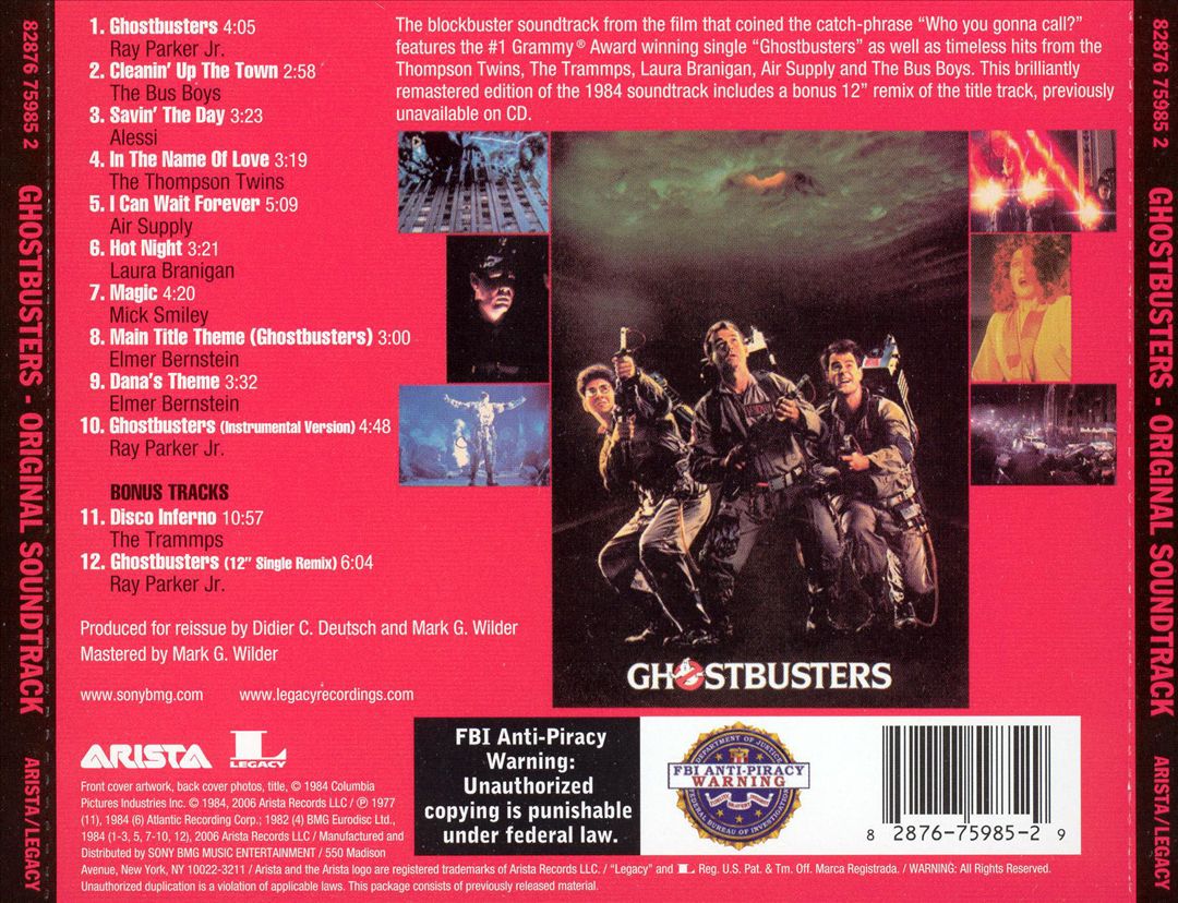 Ghostbusters [Bonus Tracks] cover art