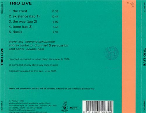 Trio Live cover art