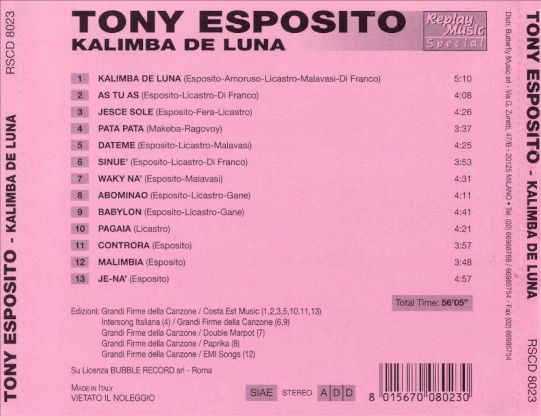 Kalimba de Luna cover art