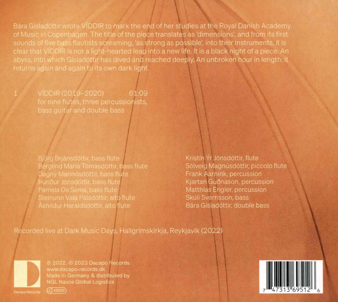 Bára Gísladóttir: VÍDDIR cover art
