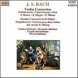 Bach: Violin Concertos; Double Concerto; Air on the G String cover art
