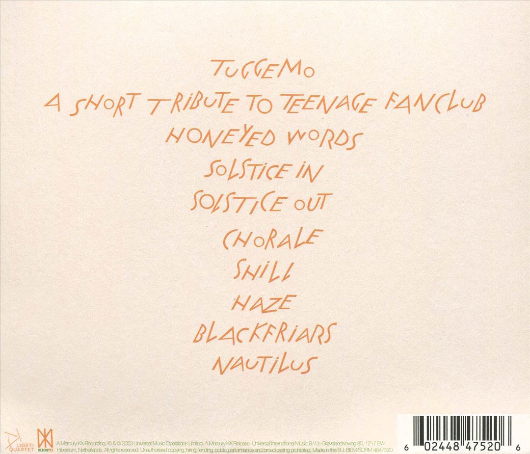 Anna Meredith: Nuc – String Quartets cover art