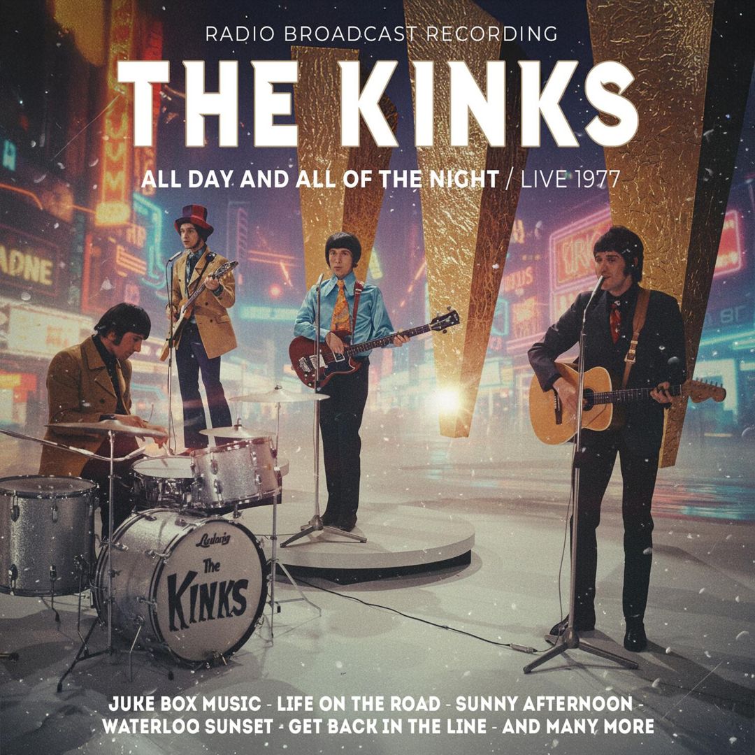 All Day & All of the Night/Live 1977 cover art