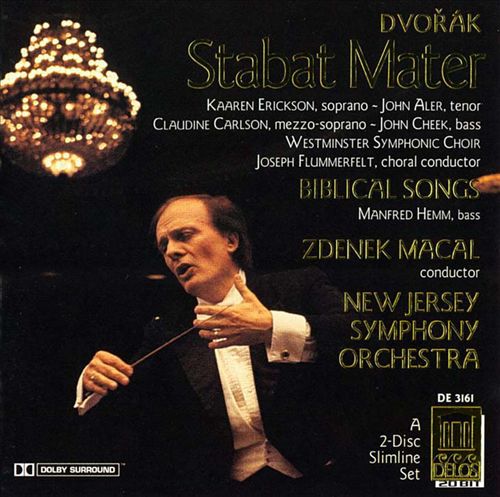 Dvorák: Stabat Mater; Biblical Songs cover art